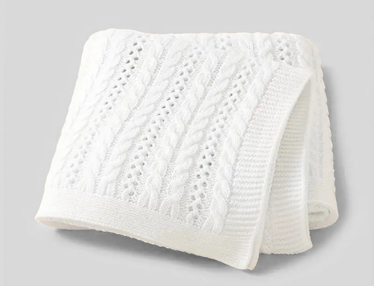 Cable Knit Blanket