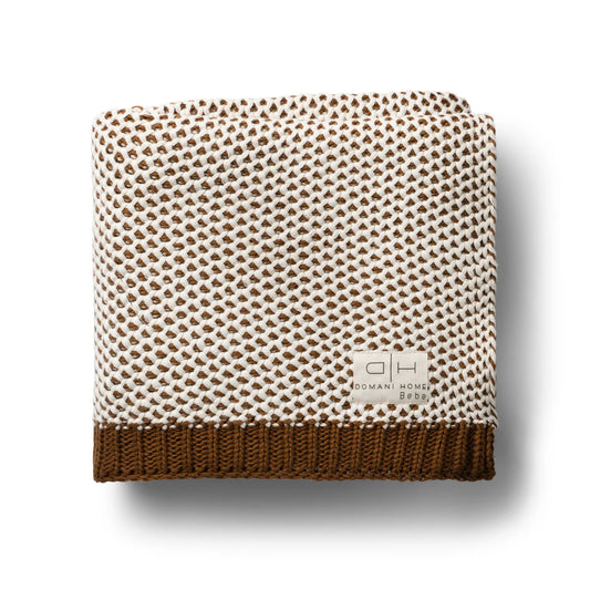 DH Honeycomb Brown Blanket