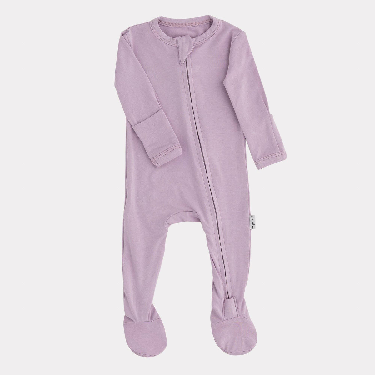 Bamboo Footed Sleepers: Iced Lavender