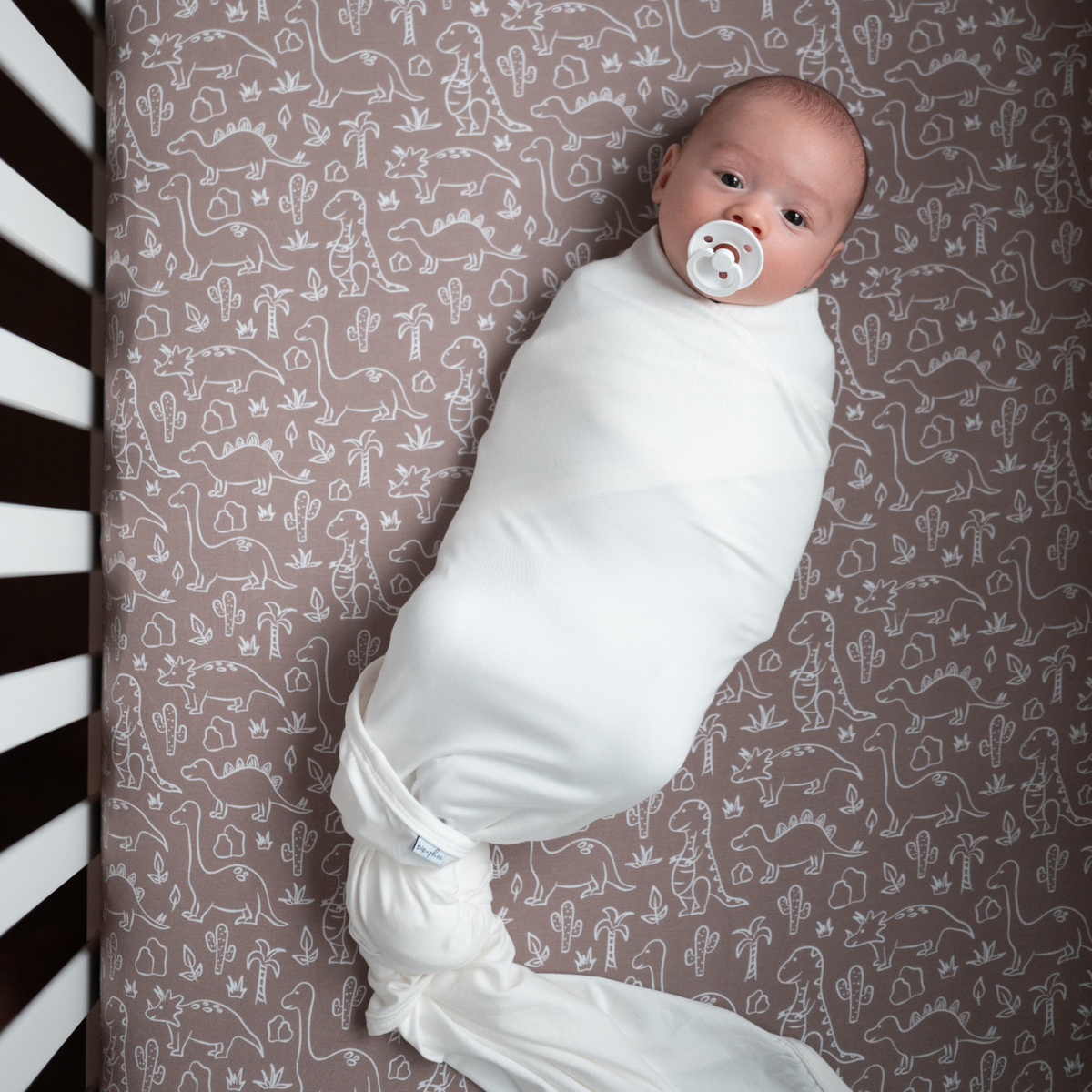Stretch Swaddles | Bamboo: Cloud White