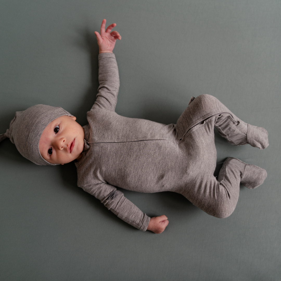 Bamboo Footed Sleepers: Iced Lavender